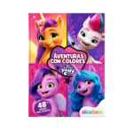SICOBEN AVENTURAS CON COLORES MY LITTLE PONY libro para colorear infantil