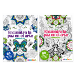 Libro para Colorear Mandalas de SICOBEN con 86 páginas.