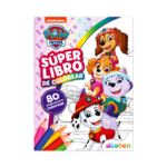 SICOBEN PAW PATROL SUPER LIBRO DE COLOREAR 80 PAGS