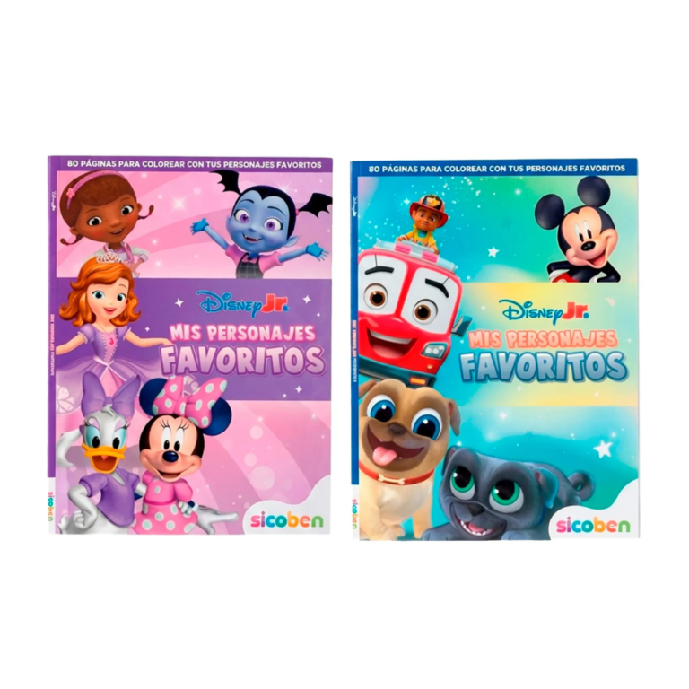 SICOBEN DISNEY JR MIS PERSONAJES FAVORITOS 80 PAGS