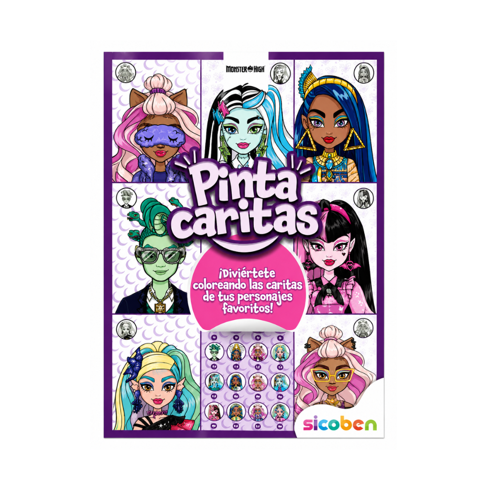 SICOBEN PINTO CARITAS BARBIE 32 PAGS + STICKERS SICOBEN PINTO CARITAS BARBIE 32 PAGS