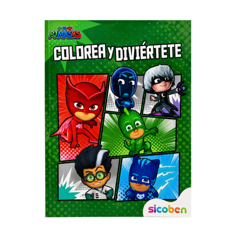 SICOBEN COLOREA Y DIVIERTETE PJ MASKS