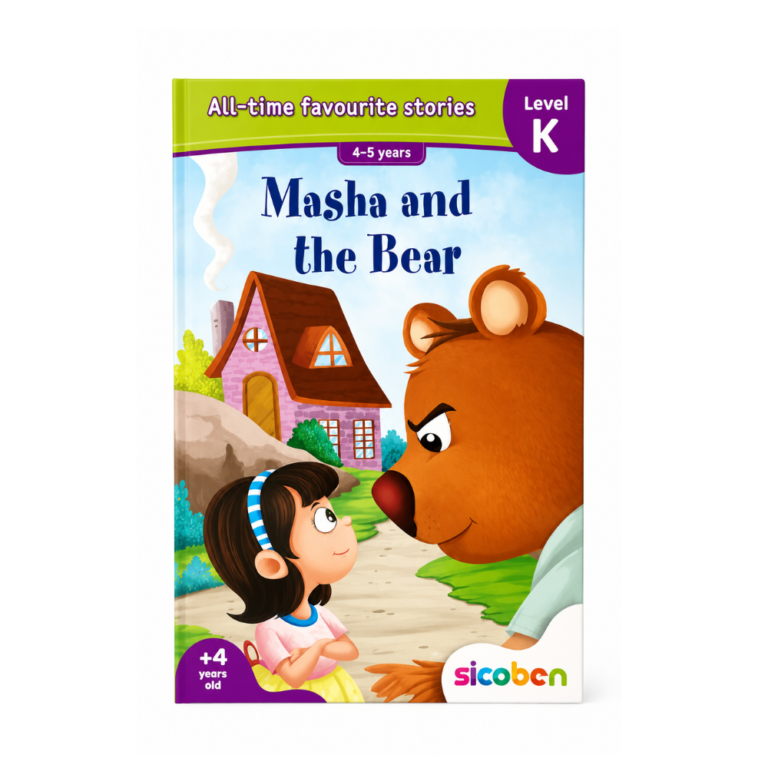LIBRO INGLES LEVEL K MASHA Y OSO libro infantil en inglés para niños de 4 a 5 años