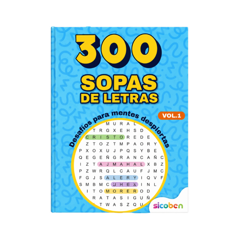 SICOBEN SOPA DE LETRAS 300 PAGS VOL 1 Y VOL 2