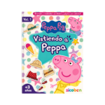 SICOBEN LIBRO VISTIENDO A PEPPA PIG CON STICKERS