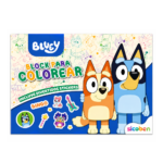 SICOBEN BLUEY BLOCK PARA COLOREAR Y STICKERS