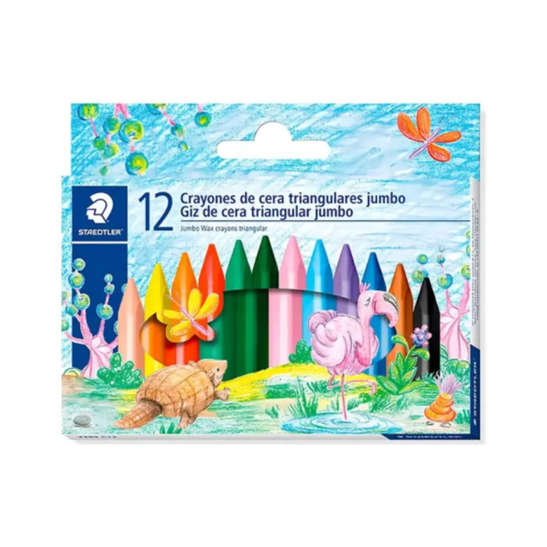 crayones de cera jumbo triangular x12