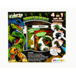 DINOSAURIOS 4 EN 1 ACTIVIDADES set creativo con marcador mágico y libro para colorear infantil