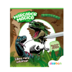 DINOSAURIOS 4 EN 1 ACTIVIDADES set creativo con marcador mágico y libro para colorear infantil