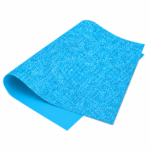 CONKI Pliego Foamy Glitter Celeste para manualidades, decoración y proyectos escolares