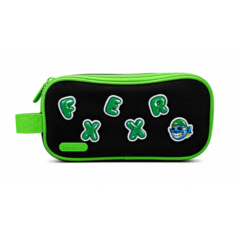 Ferxxo portalápices doble rectangular verde negro