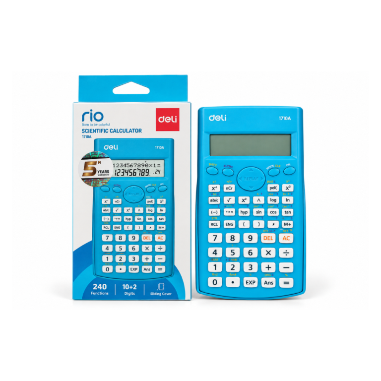 Deli calculadora científica celeste 1710A de 240 funciones