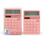 Deli Calculadora NuSign Rosa de 12 Dígitos