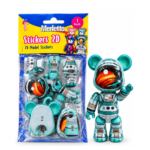 Merletto Pegatinas 3D Oso Astronauta Surtidas