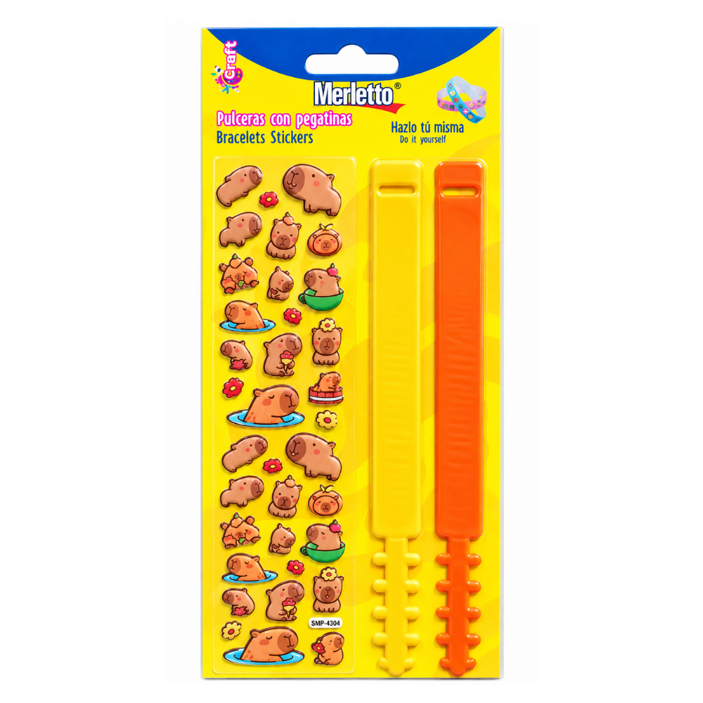 21893 Merletto Set para Decorar Pulseras Merletto Set para Decorar Pulseras con Stickers Surtidos