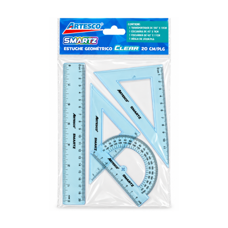 Estuche geométrico Artesco Smartz 20 cm