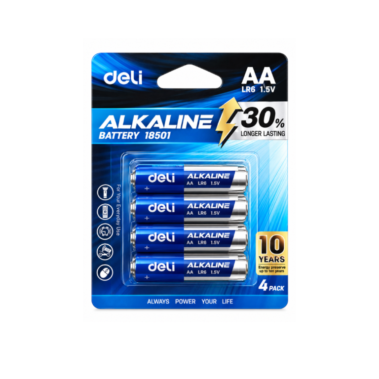 Deli Batería Alcalina AA x4 Unidades