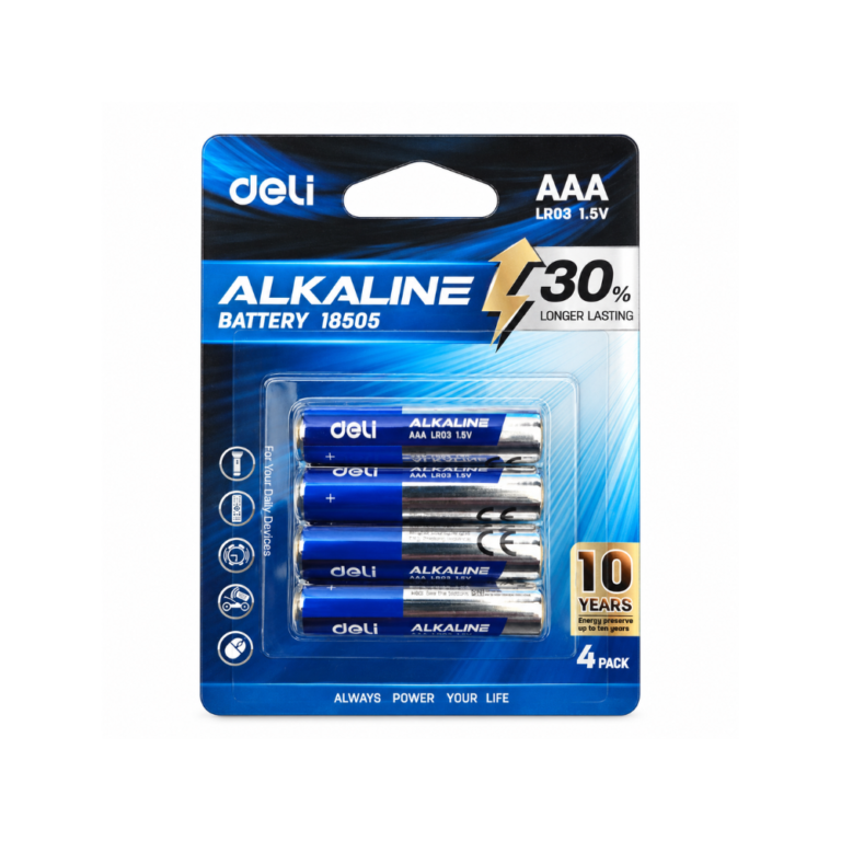 Deli Batería Alcalina AAA x4 Unidades
