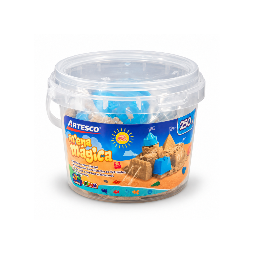 21936 ARTESCO ARENA MAGICA BALDE 250 GR Artesco Arena Mágica 250 g en balde